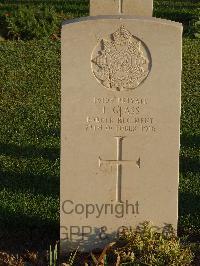 Salonika (Lembet Road) Military Cemetery - Glass, J